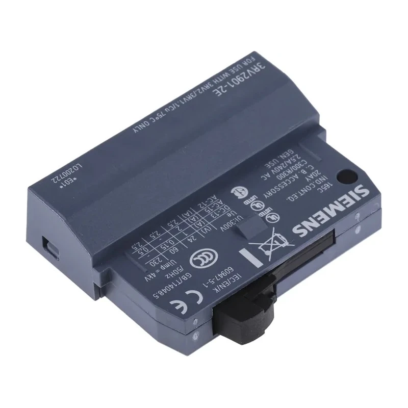Siemens Auxiliary Contact 2 Contact 1 NO/1 NC 2.5 A 230V AC SIRIUS 3RV2901-2E