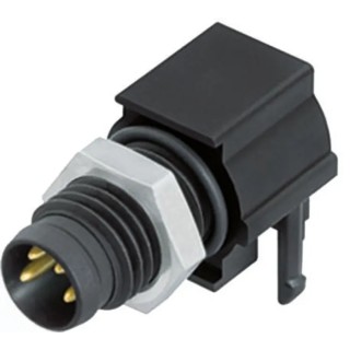 binder Circular Connector, 3 Contacts, Panel Mount, M8 Connector, Socket, Male, IP65, IP67, 60 V, 4A, Series 99-3403-282-03