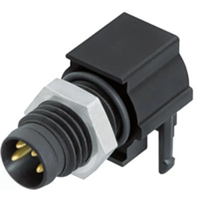 binder Circular Connector, 3 Contacts, Panel Mount, M8 Connector, Socket, Male, IP65, IP67, 60 V, 4A, Series 99-3403-282-03
