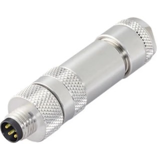 binder Circular Connector, 3 Contacts, Cable Mount, M8 Size, Male Socket, IP67 Rated, 60V, 4A Current, Metal 99-3361-100-03