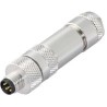 binder Circular Connector, 3 Contacts, Cable Mount, M8 Size, Male Socket, IP67 Rated, 60V, 4A Current, Metal 99-3361-100-03