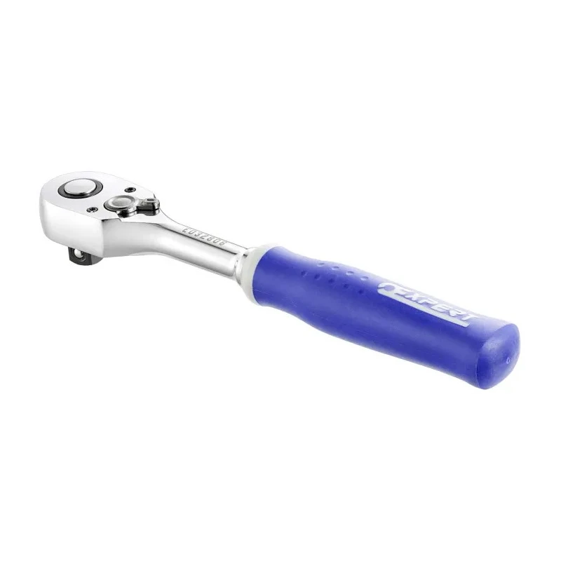 Expert by Facom 1/2 Inch Ratchet with Ratchet Handle, 250mm Overall Length, Chrome Vanadium Steel, Chrome Finish E032808