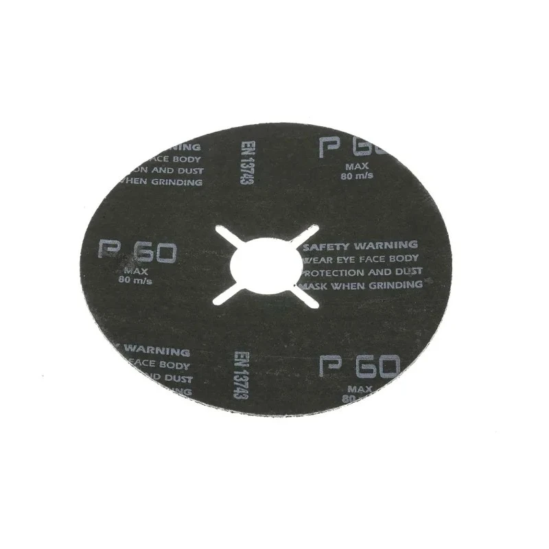 RS PRO Zirconium Abrasive Disc with Vulcanised Fibre Backing, 115 mm Diameter, 60 Grade, 25 Grit 188-3397