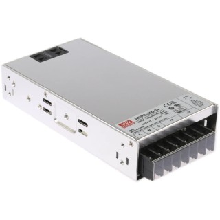 MEAN WELL Switching Power Supply, 336W, 24V DC Output, 14A Output Current, Universal Input 85-264VAC / HRPG-300-24