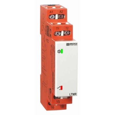 Broyce Control Monitoring Relay, SPDT Contact, DIN Rail Mount, 100, 230V AC Supply LTMR 100-230V AC/DC