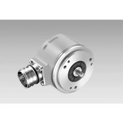 Baumer Magnetic Absolute Encoder 30V DC 4096 PPR Push Pull Signal Solid Shaft 6mm EAM580
