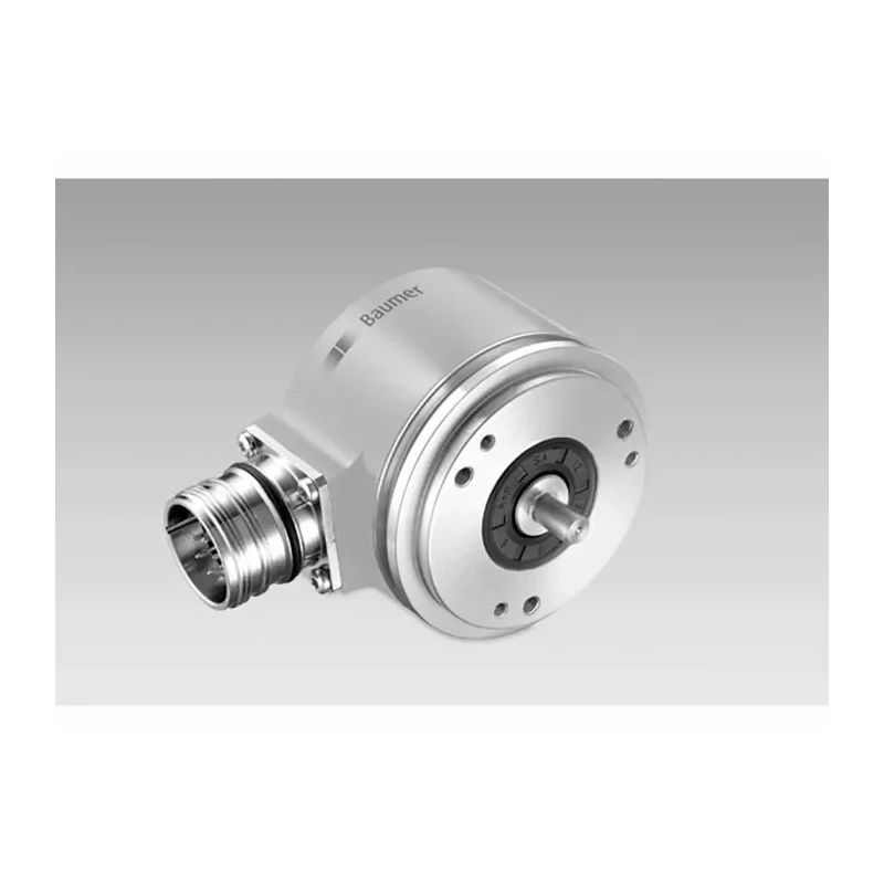 Baumer Magnetic Absolute Encoder 30V DC 4096 PPR Push Pull Signal Solid Shaft 6mm EAM580
