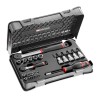 Facom 26-Piece 1/2 in, 1/4 in Screwdriver Bit Torx Socket Set RSX.427AP