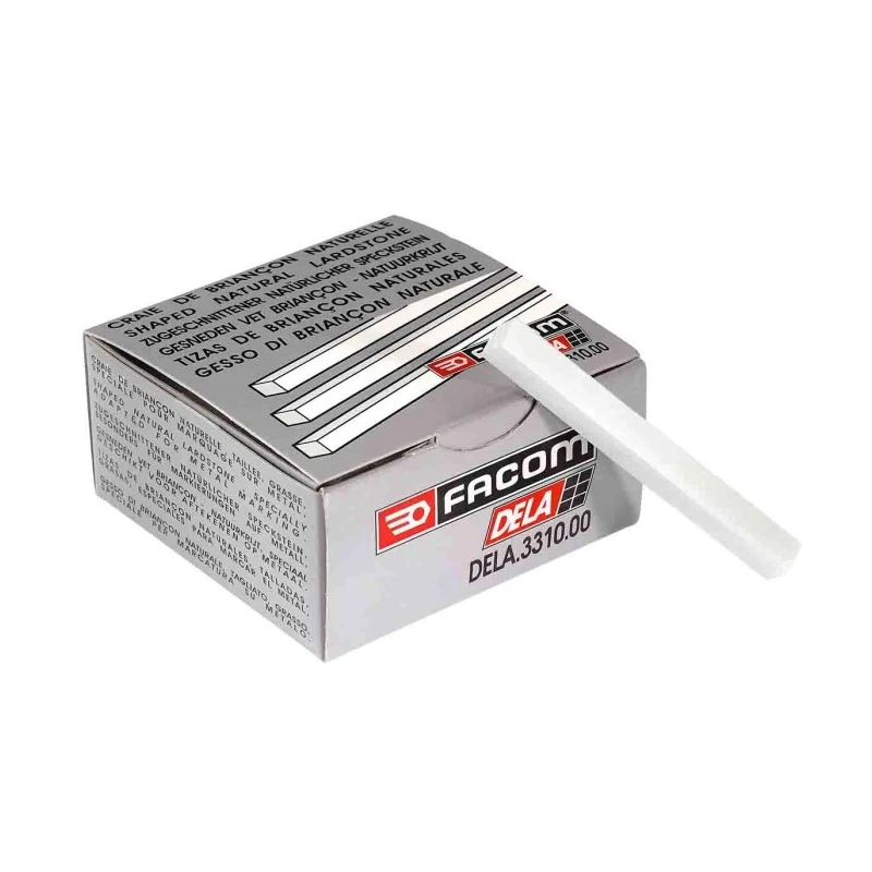 Facom Greasy Chalk Stick White, Cross-section 10 x 10 mm, Length 100 mm DELA.3310.00