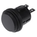ZF KF Series Push Button Switch, Latching, Panel Mount, 20.2 mm Cutout, Black LED, SPDT, IP65 KFB2ANA1BBB