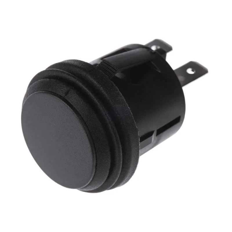 ZF KF Series Push Button Switch, Latching, Panel Mount, 20.2 mm Cutout, Black LED, SPDT, IP65 KFB2ANA1BBB