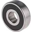 RS PRO Single Row Deep Groove Ball Bearing 15 mm ID, 42 mm OD, 13 mm Width, Steel Cage and Balls, Sealed with C3 6302-2RS/C3