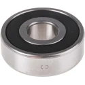 RS PRO Single Row Deep Groove Ball Bearing 15 mm ID, 42 mm OD, 13 mm Width, Steel Cage and Balls, Sealed with C3 6302-2RS/C3