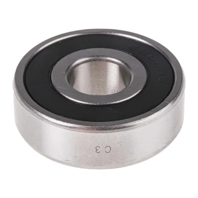 RS PRO Single Row Deep Groove Ball Bearing 15 mm ID, 42 mm OD, 13 mm Width, Steel Cage and Balls, Sealed with C3 6302-2RS/C3