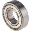 RS PRO Single Row Deep Groove Ball Bearing 15 mm ID, 32 mm OD, 9 mm Width, Shielded C3 Clearance 6002-2Z/C3