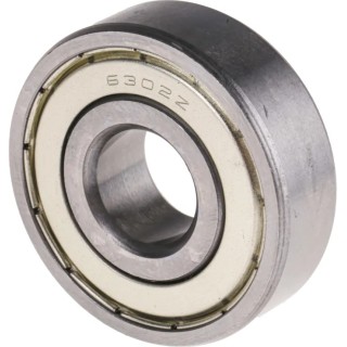 RS PRO Single Row Deep Groove Ball Bearing 15 mm ID, 42 mm OD, 13 mm Width, Shielded, C3 Clearance 6302-2Z/C3