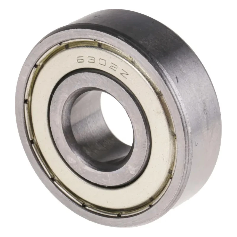 RS PRO Single Row Deep Groove Ball Bearing 15 mm ID, 42 mm OD, 13 mm Width, Shielded, C3 Clearance 6302-2Z/C3
