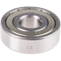 RS PRO Single Row Deep Groove Ball Bearing 15 mm ID, 42 mm OD, 13 mm Width, Shielded, C3 Clearance 6302-2Z/C3