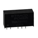 TRACOPOWER DC/DC Converter Through Hole Mount 15V DC Output 34mA 16.5V dc Input 13.5V Input 1W TMA 1515D