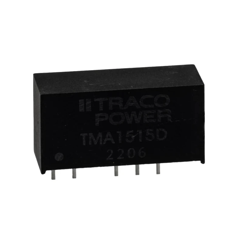 TRACOPOWER DC/DC Converter Through Hole Mount 15V DC Output 34mA 16.5V dc Input 13.5V Input 1W TMA 1515D