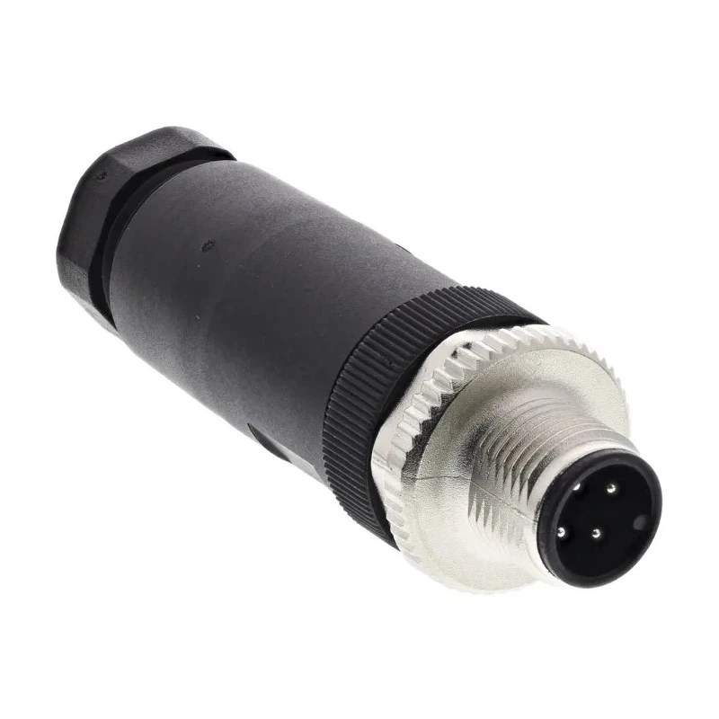 binder Circular Connector, 4 Contacts, Cable Mount, M12 Connector, Socket, Male, IP67, Series 713 99-0429-12-04
