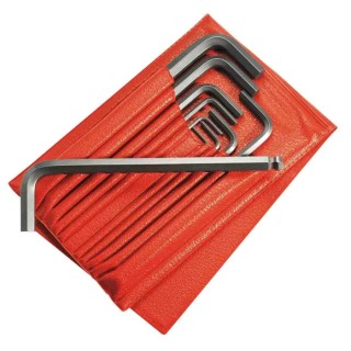 Facom 12 Piece Hexagon Hex Key Set with Long and Short Arms, Metric Sizes 1.5 mm to 12.0 mm 83SH.JL12