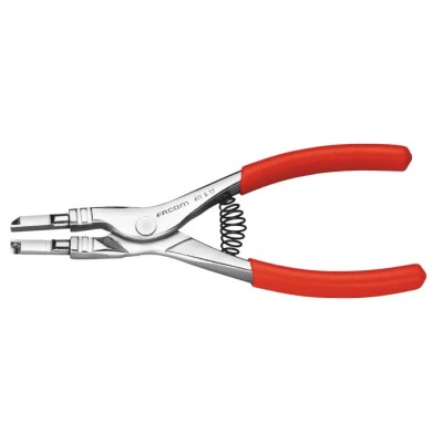 Facom Circlip Plier, 150mm Overall, ESD Safe, Chrome Finish, PVC Grip 411A.17