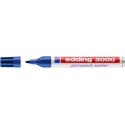 Edding Permanent Marker Pen 1.5 to 3 mm Bullet Tip Blue Ink Aluminum Barrel 4-3000003