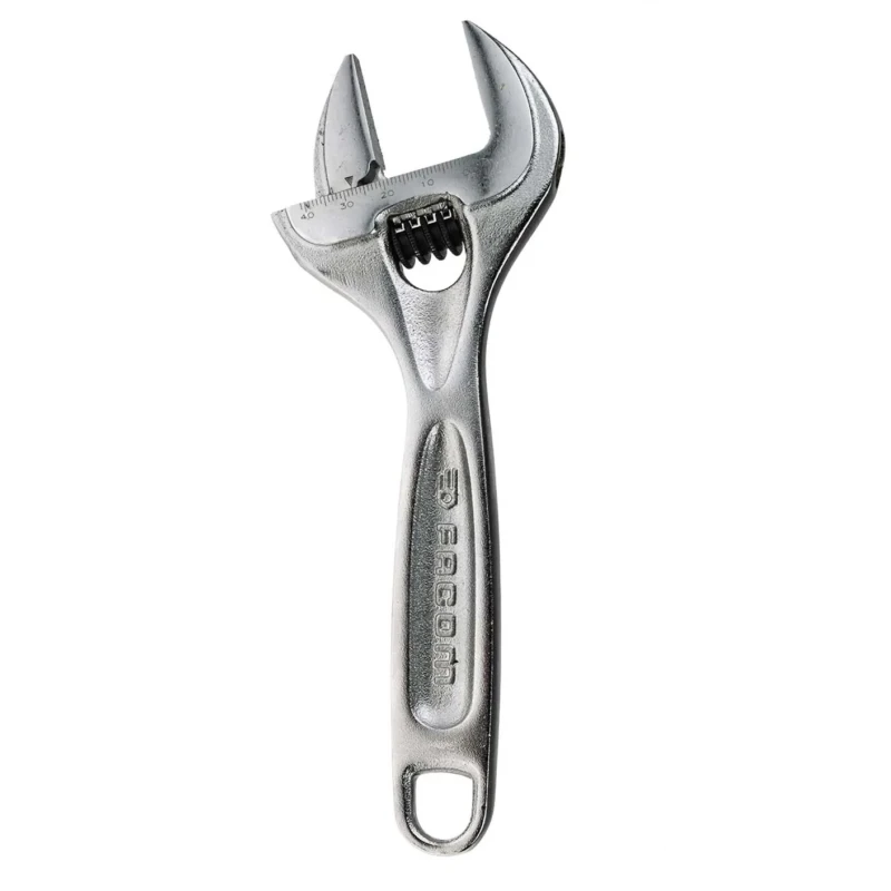Facom Adjustable Spanner 40 mm Jaw Capacity 200mm Overall Length Metal Handle 113AS.8C
