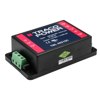 TRACOPOWER Chassis Mount Switching Power Supply 2 Outputs 15V DC 40W Efficiency 83% TML 40215C