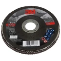 3M Zirconia Aluminium Flap Disc 125mm Diameter Fine Grade P80 Grit Quick Change Series 769F 7100196791