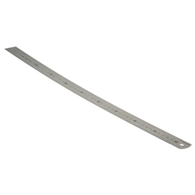 Facom 500 mm Stainless Steel Metric Ruler, 30 mm Width, Anti-Reflection Treatment dela.1056.500