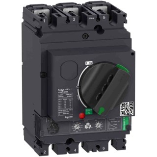 Schneider Electric TeSys GV5P Miniature Circuit Breaker 3-Pole 220A 70 kA Breaking Capacity 