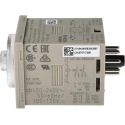Omron DIN Rail Timer Relay, 2-Contact, DPST Switch, 100-240V AC/100-125V DC, 0.05 s to 300 h Time Range, 1 Function H3CR
