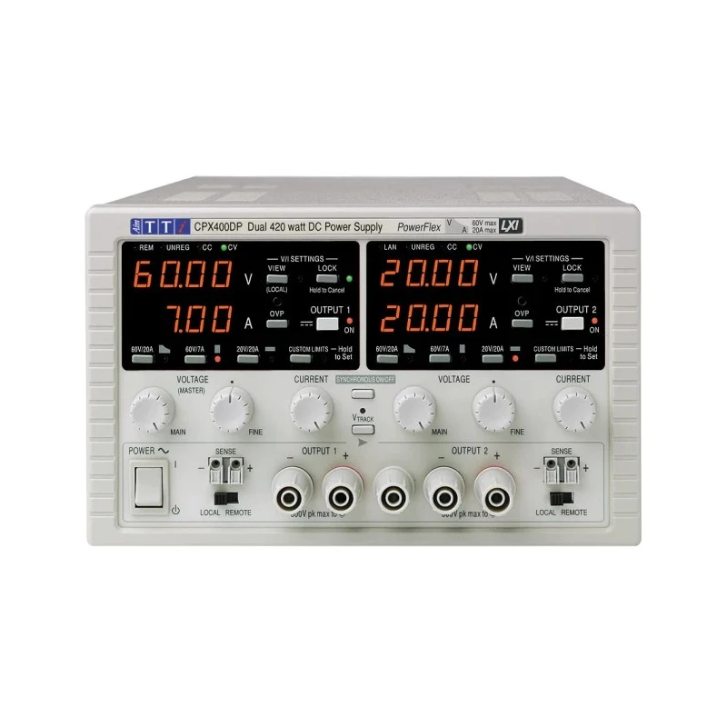 Aim-TTi Digital Bench Power Supply 2-Output 0 V ac to 60 V 840 W 20 A Max CPX400DP