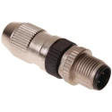 HARTING HARAX M12 Series Circular Connector, 3 Contacts, Cable Mount, Plug Male, IP65 IP67, 32.0V, 4A, Polyamide 21031111305