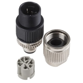 HARTING Circular Connector, 5 Contacts, Cable Mount, M12 Connector, Plug, Male, IP65 IP67, Harax M12 Series 21032721505