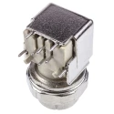 HARTING Circular Connectors M12 4 Pole Right Angle DIN Socket 4A 50V IP20 Screw PCB Female 21033814410