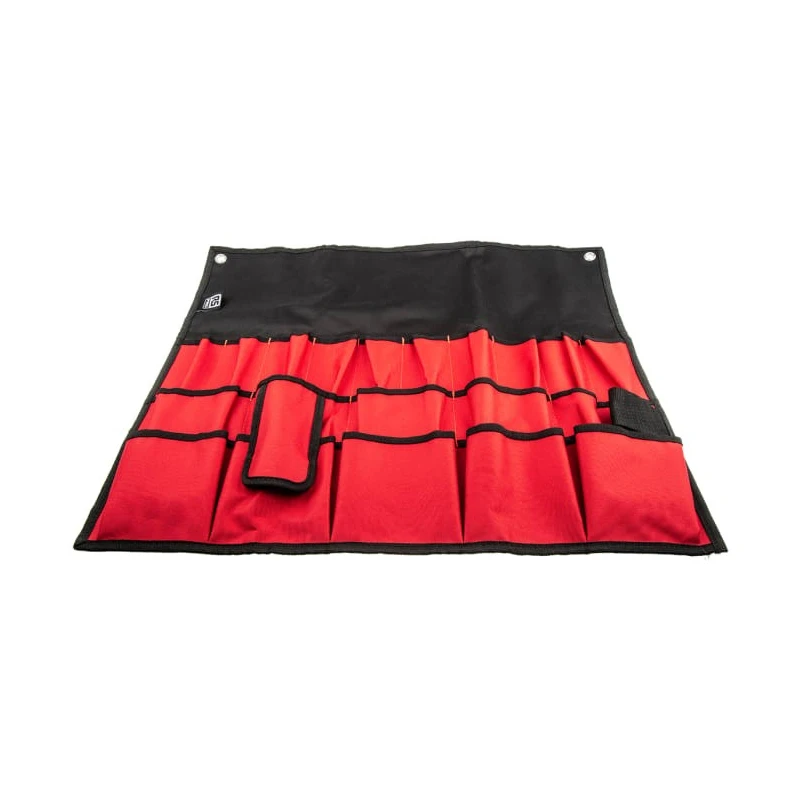 RS PRO 600D Polyester Tool Roll 580 mm x 510 mm Red, Black 707-7287