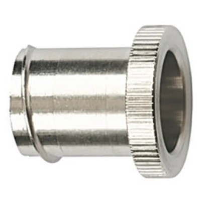 HellermannTyton Conduit Nickel Plated Brass Conduit Fitting 20 mm Nominal Size M20 IP65 166-31803 PCS20-EI-NPB-ML