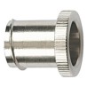 HellermannTyton Conduit Nickel Plated Brass Conduit Fitting 20 mm Nominal Size M20 IP65 166-31803 PCS20-EI-NPB-ML