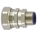 HellermannTyton Nickel Plated Brass Polyamide Conduit Fitting 20 mm Nominal Size M20 166-32303 LTS20-SMC-M20-NPB/PA6/PS-SR