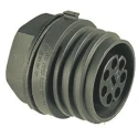 Bulgin Industrial Circular Connector 7 Contacts Panel Mount Socket Female Polymer IP68 430V 16A EXP-0931/07/S