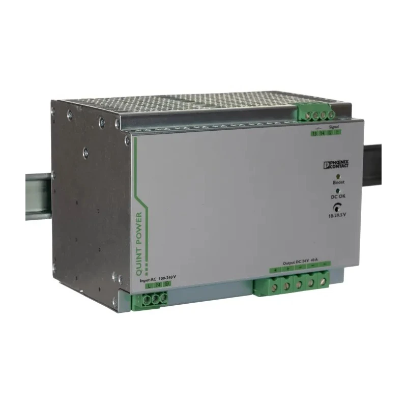 Phoenix Contact QUINT POWER Switched Mode DIN Rail Power Supply 1-Phase AC/DC Input 85-300V, 29.5V DC 40A Output 960W 2866789