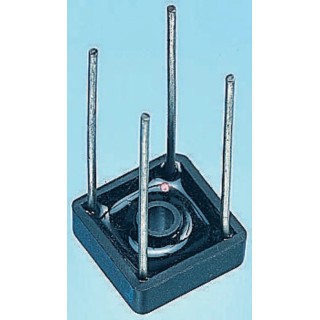 Vishay Bridge Rectifier 200 V 6 A Forward Current 137 A Surge Current 4-Pin Through Hole D-72 Package VS-KBPC602PBF