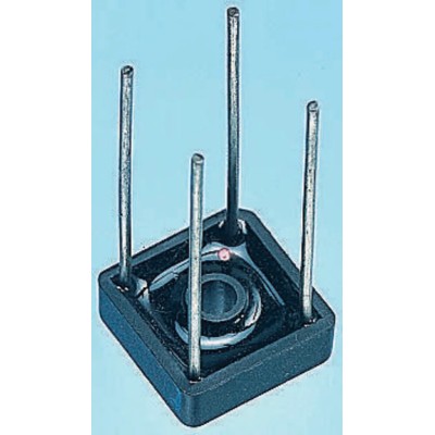 Vishay Bridge Rectifier 200 V 6 A Forward Current 137 A Surge Current 4-Pin Through Hole D-72 Package VS-KBPC602PBF
