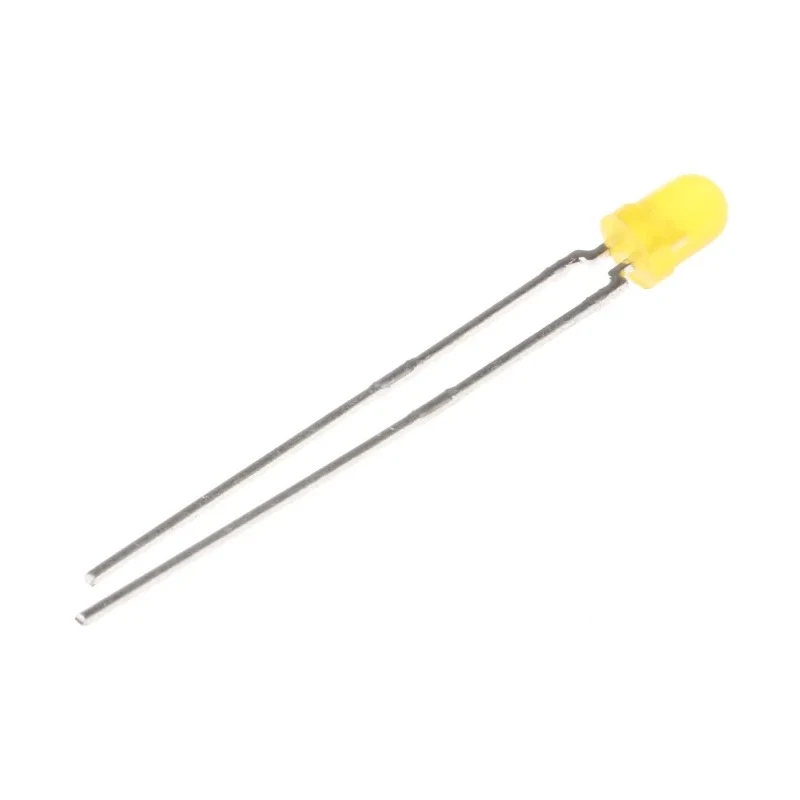 Vishay 3 V Yellow LED 3 mm (T-1) Through Hole TLHY4400