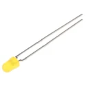 Vishay 3 V Yellow LED 3 mm (T-1) Through Hole TLHY4400