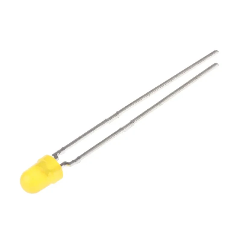 Vishay 3 V Yellow LED 3 mm (T-1) Through Hole TLHY4400