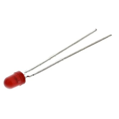 Vishay Red 3 mm (T-1) Through Hole LED 3V 20mA 60mW Forward Voltage TLUR4401